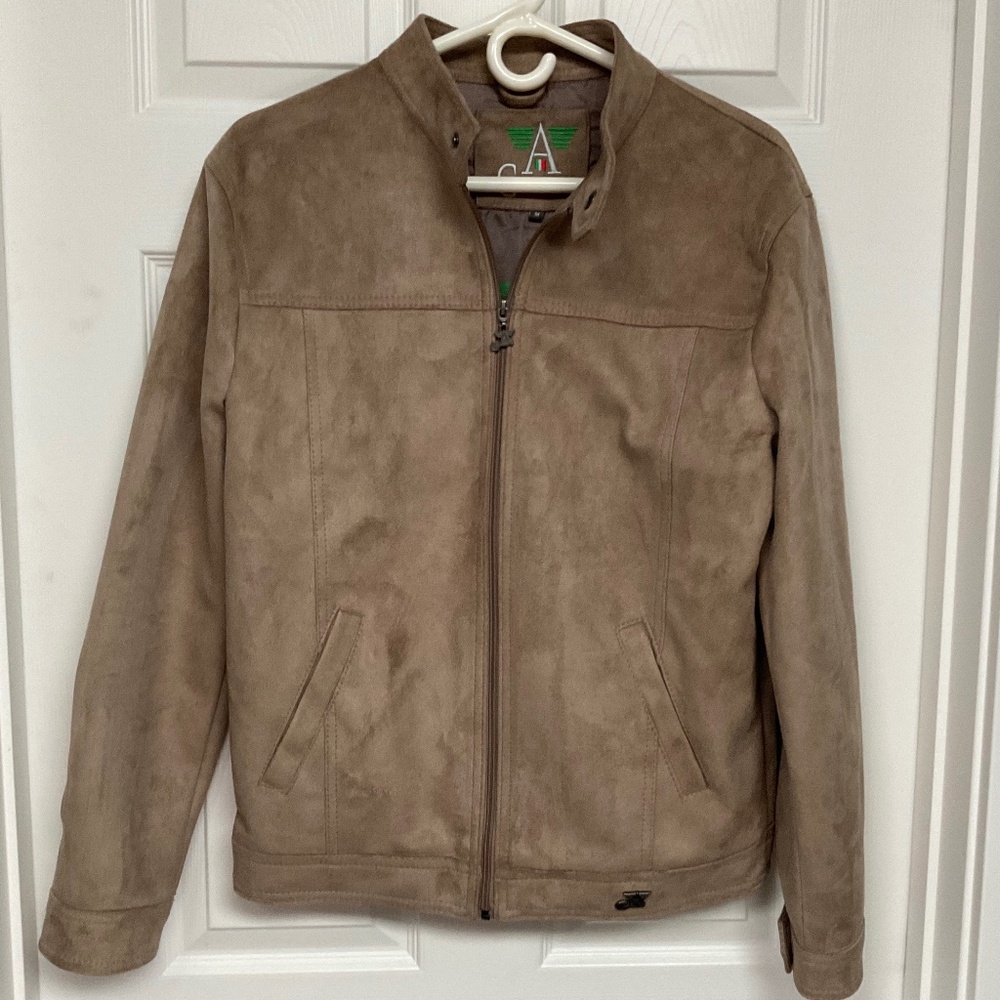 Faux Suede Men’s Medium Jacket by AG Milano